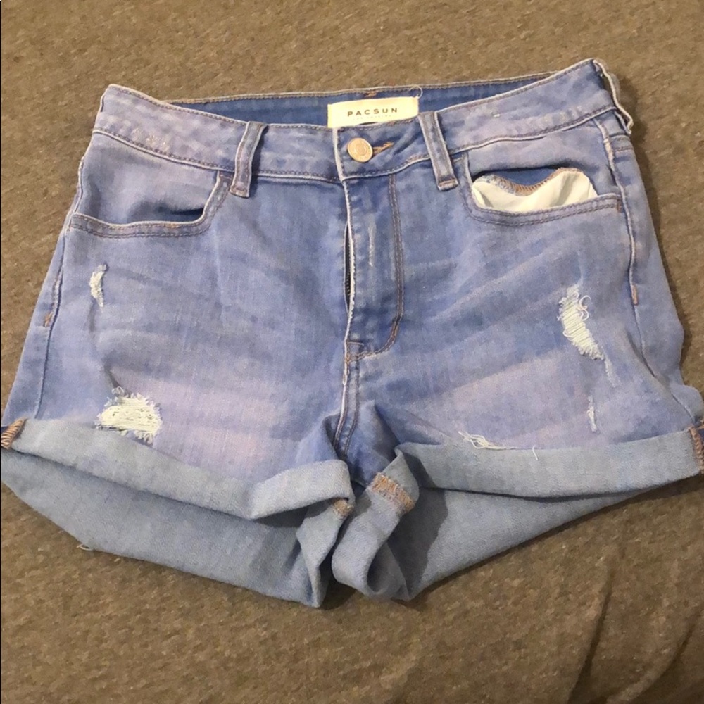 high rise super stretch shorts